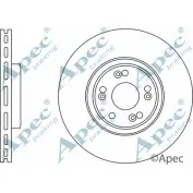 Тормозной диск APEC BRAKING 5UAU66 5 DSK2614 T5M36 Renault Espace (JK0) 4 Минивэн 2.0 Turbo (JK0A. JK0B. JK0N) 163 л.с. 2002 – 2025