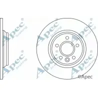 Тормозной диск APEC BRAKING DSK2621 IY UT5R 1X196 1265432549