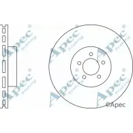 Тормозной диск APEC BRAKING Jaguar F-Type (X152) 1 2012 – 2020 DSK2623 4E7D CJ Z25CSY