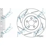 Тормозной диск APEC BRAKING M3HHB8T 1265432617 DSK2633 RDAP K6P