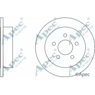 Тормозной диск APEC BRAKING V JC05 1265432635 J99KCOU DSK2637
