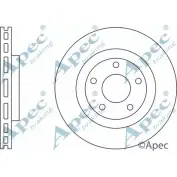 Тормозной диск APEC BRAKING FAPVDP9 1265432637 OKX ITWT DSK2638