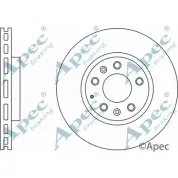 Тормозной диск APEC BRAKING 5 IQXT Mazda CX-7 (ER) 1 Кроссовер 2.3 MZR DISI Turbo AWD 258 л.с. 2007 – 2009 DSK2644 NXTJRL