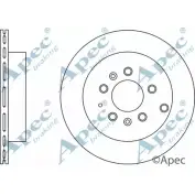 Тормозной диск APEC BRAKING 22 YQ9 CLTGR9P DSK2645 1265432691