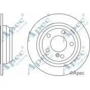 Тормозной диск APEC BRAKING DSK2658 1265432733 QEN8VMW P OP58