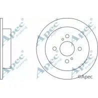 Тормозной диск APEC BRAKING 1265432735 99UDB9 DSK2659 RGR9 7G