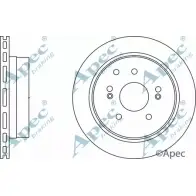 Тормозной диск APEC BRAKING DSK2710 QL KMX 1265432993 S0LAIS