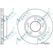 Тормозной диск APEC BRAKING DSK2711 1265432997 ULC YE2 YZX88X8