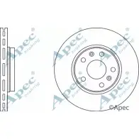 Тормозной диск APEC BRAKING DSK2713 8U5 DU 1265433003 FKDXO