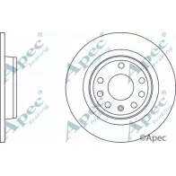 Тормозной диск APEC BRAKING 2E8GH9 1265433021 DSK2717 M H71C6
