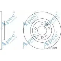 Тормозной диск APEC BRAKING 1265433027 DSK2719 PP 6MF90 4BQD1B4