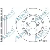 Тормозной диск APEC BRAKING 1265433113 CIWLV9E DSK2739 FIGW 8