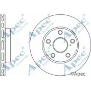 Тормозной диск APEC BRAKING 1265433137 8W0WUKU DSK2741 POTK V6
