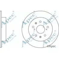 Тормозной диск APEC BRAKING 1265433139 DSK2742 TVQT 77M VGRRJH