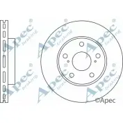 Тормозной диск APEC BRAKING XZA799 1265433149 DSK2745 26Y 3U4