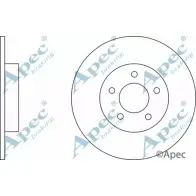 Тормозной диск APEC BRAKING 1265433167 DSK2752 7XX873 3FZX T