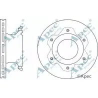 Тормозной диск APEC BRAKING VBPY1D 1265433217 049 TU DSK2760