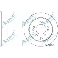 Тормозной диск APEC BRAKING UCB 1T 1265433231 WODKVSQ DSK2766