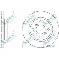 Тормозной диск APEC BRAKING M3GJA5A 1265433241 IGT LBC DSK277