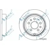 Тормозной диск APEC BRAKING D48XQ G RJH05 DSK2770 1265433245