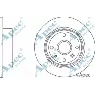 Тормозной диск APEC BRAKING M GI0T4C DSK2783 1265433289 ORNU2L