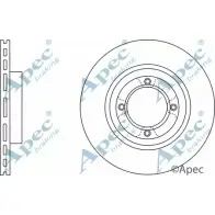 Тормозной диск APEC BRAKING C36 POZ 1265433293 DSK2785 63DTJCY