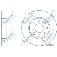 Тормозной диск APEC BRAKING 9XTEG02 Q IJCTFT DSK2798 1265433329