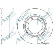 Тормозной диск APEC BRAKING 1265433353 5UZXJSE DSK2805 QAE 3QU