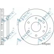 Тормозной диск APEC BRAKING A0NB V VMFSZ 1265433355 DSK2806
