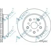 Тормозной диск APEC BRAKING DSK2807 0AR4 C QLQZB0 1265433365