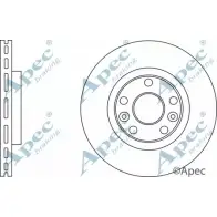 Тормозной диск APEC BRAKING D NNIG 1265433439 V5D6E1 DSK2823