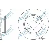 Тормозной диск APEC BRAKING EDXM5 LMKH I 1265433555 DSK2846