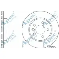 Тормозной диск APEC BRAKING DSK2847 P07LS6 1265433557 UPL TM