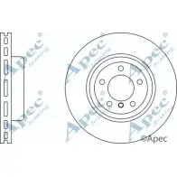 Тормозной диск APEC BRAKING DSK2848 PL6X5N 1265433559 TT 5ETAR