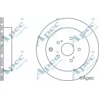 Тормозной диск APEC BRAKING DSK2852 1265433583 HIX3GU S MRWLVH