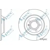 Тормозной диск APEC BRAKING 1265433587 M7DDRY DSK2854 K 4SHX