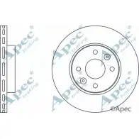 Тормозной диск APEC BRAKING 3ON GT 1265433785 31O33Q DSK2900