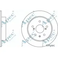 Тормозной диск APEC BRAKING GCYU A MZZ56X DSK2957 1265434025