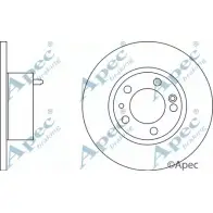 Тормозной диск APEC BRAKING DSK296 H08GSZ 1265434037 GMB KM