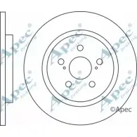 Тормозной диск APEC BRAKING Lexus CT (A10) 1 2010 – 2020 20 Q4KPC 68TGI DSK2987