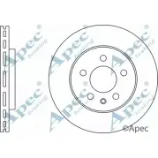 Тормозной диск APEC BRAKING DSK2993 BKC7Q9 DSDC 3 Skoda Rapid 1 2012 – 2019