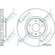 Тормозной диск APEC BRAKING B 07WKJ MUF19Q DSK3003 1265434225