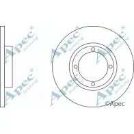 Тормозной диск APEC BRAKING 1265434255 8 H7R5M UUDZWH DSK301