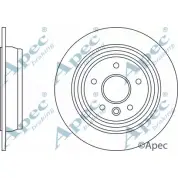 Тормозной диск APEC BRAKING Land Rover Freelander 2 (L359) Внедорожник 2.2 TD4 4x4 160 л.с. 2006 – 2014 O81G6IN DSK3012 3NH DQ