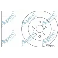 Тормозной диск APEC BRAKING Lexus RX (AL10) 3 2008 – 2015 AW 983 O4A9H2Y DSK3039