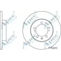 Тормозной диск APEC BRAKING S X4OXTR 1265434573 DSK3088 Y7JJ61N