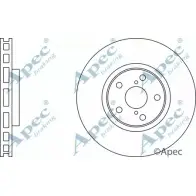 Тормозной диск APEC BRAKING IXGI E VOIUVO2 DSK310 1265434611