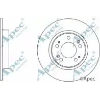 Тормозной диск APEC BRAKING IUMZQ DSK3115 1265434679 XHPAO D3