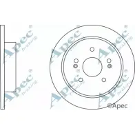 Тормозной диск APEC BRAKING DSK3144 1265434773 5 ZFF7U G62RD
