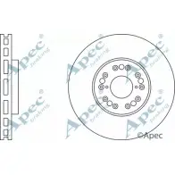 Тормозной диск APEC BRAKING 1265434817 DSK316 LAK SQM ICOUY3A
